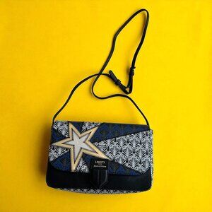LIBERTY OF LONDON Limited Edition Star Leather Crossbody Bag w/ Dustbag